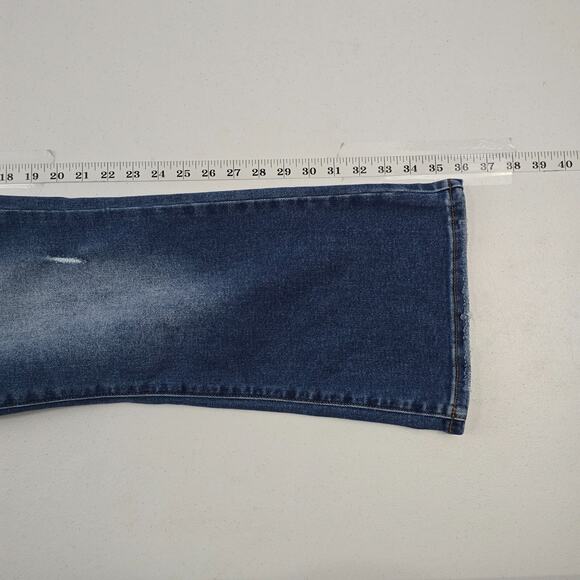 Risen Blue Flare Jeans - Picture 6 of 12